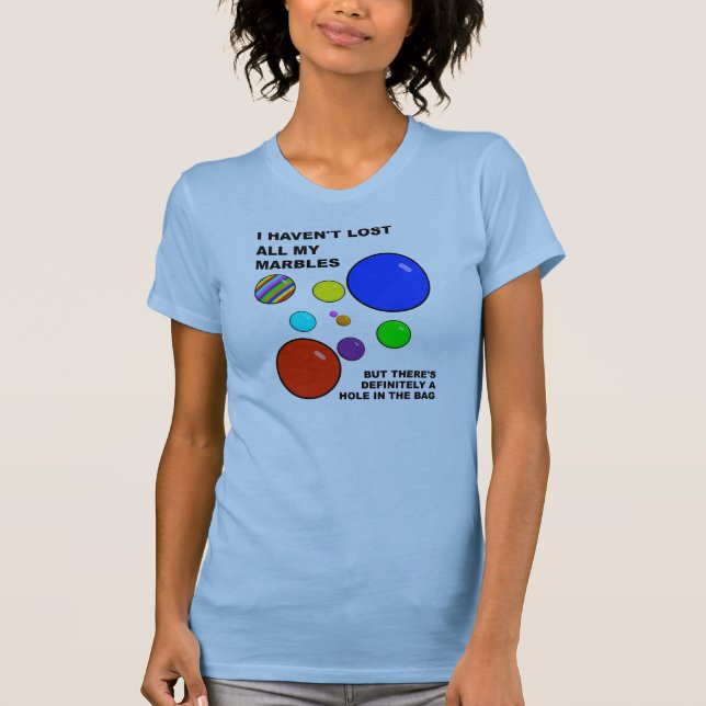 Tapar Min Förståndiga Roliga T-Shirt (Framsida)