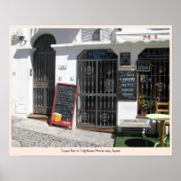 Tapas Pub i Frigiliana/Andalusien, Spanien