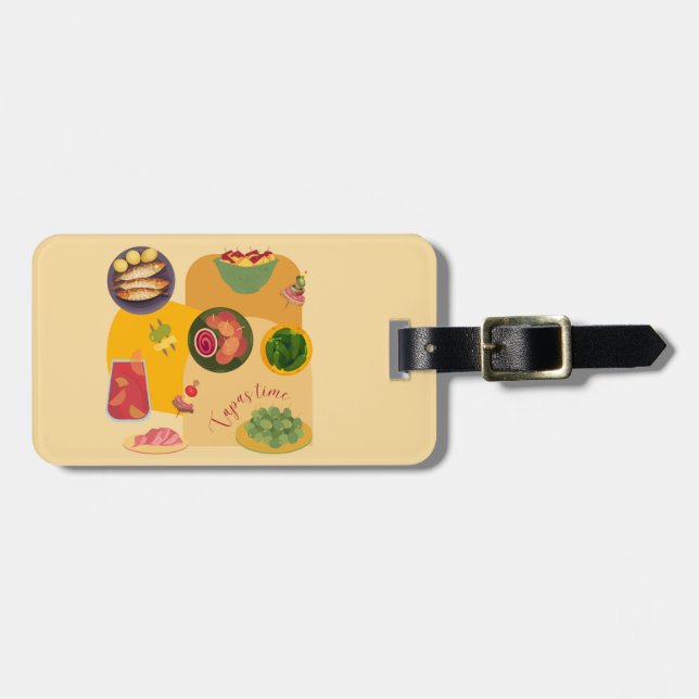 Tapas-tid Bagagebricka (Horisontell Framsida)