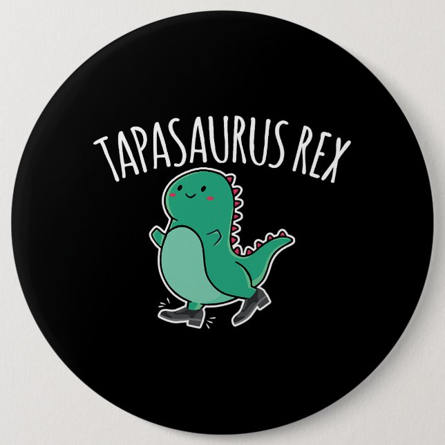 Tapasaurus Rex Tap Dance Dinosaur Dino Knapp (Framsida)