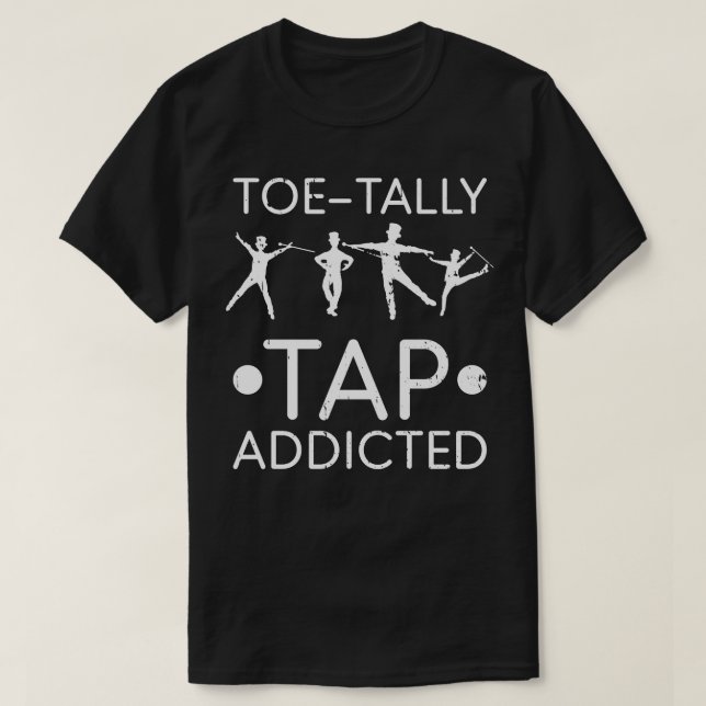 Tapdansare Män Rolig Tapdanslärare T Shirt (Design framsida)