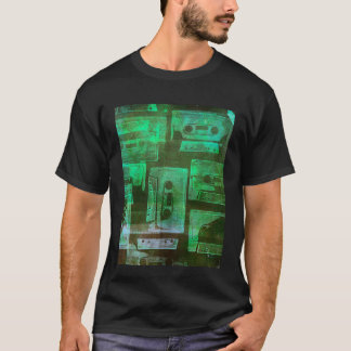 Tape Cassette 80's stil nostalgic print t-shirt