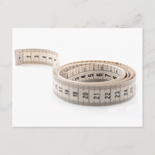 Tape measure vykort (Framsida)