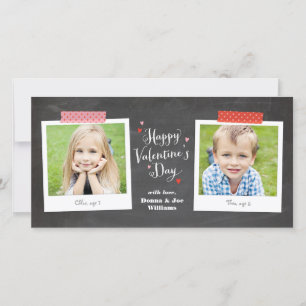Tape Tape and Chalkboard Photo Card Julkort