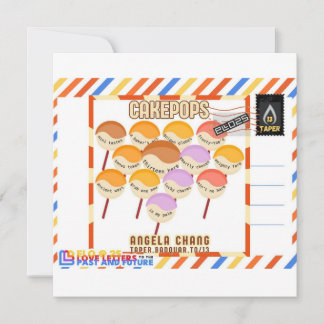 Taper:CakePops Hej från ELO2025 Julkort