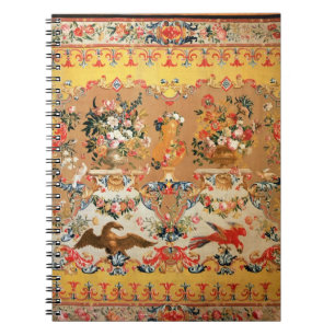 Tapestry 1720s (textilen) anteckningsbok med spiral