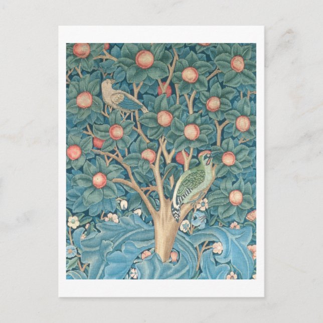 Tapestry, detaljer om träskpeppar vykort (Framsida)