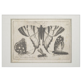 Tapestry för insekt för vintagefjärilsWasp (01) Tyg