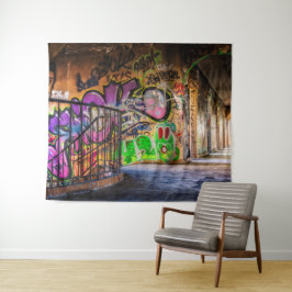 Tapestry för konst för vägg för gatakonstgrafitti