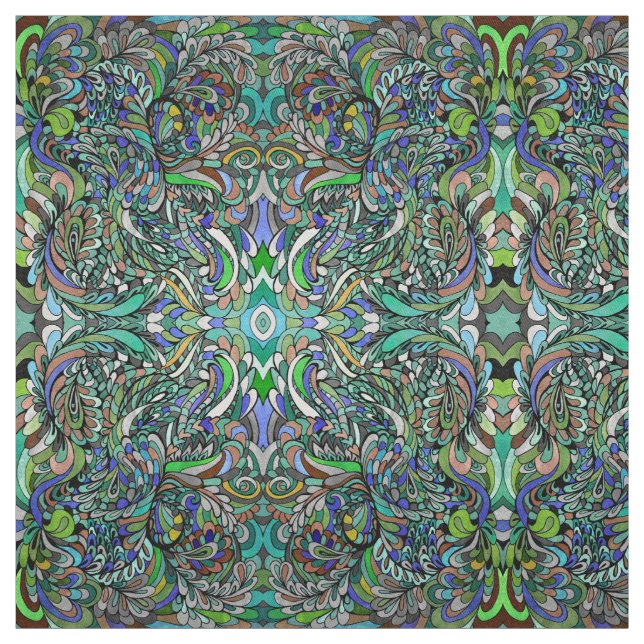 Tapestry för regnbågeTieDye skraj Hippie Tyg (Provkarta)