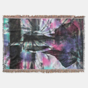 Tapestry för Tie-Färg majestätelefant Filt