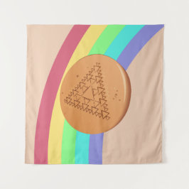 Tapestry Game Dalgona Många Triangle Side View