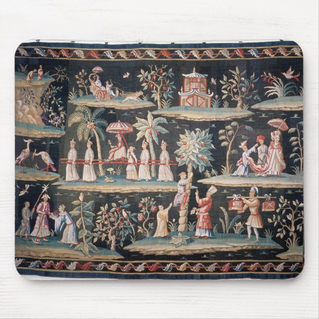 Tapestry i Chinoiseriestilen av den John skåpbilen Musmatta (Framsidan)