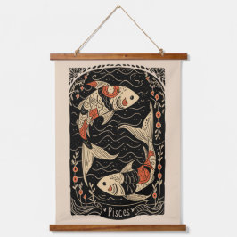 Tapestry Pisces Celestial Zodiac Art