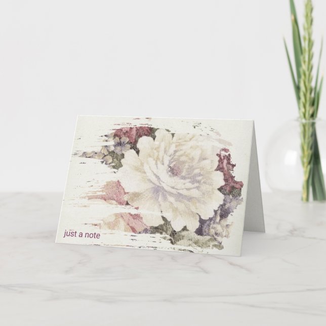 tapestry ro abstrakt notecard kort (Framsida)