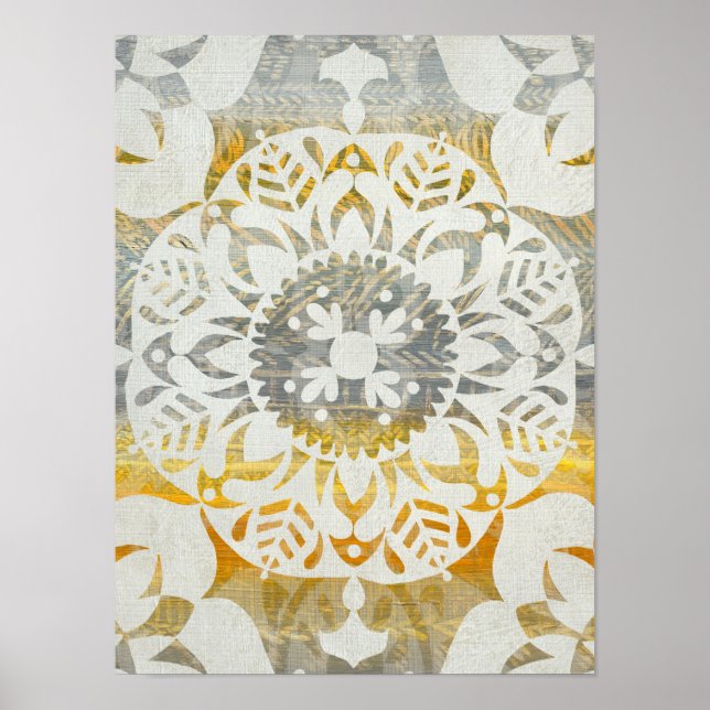 Tapestry Rosette II Poster (Framsidan)