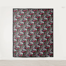 Tapestry White och Red Rosas