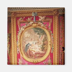 Tapestrypanel som visar cupiden och psyken magnet