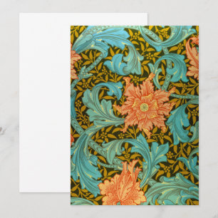Tapet Design, stam av William Morris Tack Kort