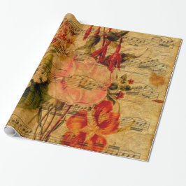 Tapet för blomma för vattenfärg för presentpapper