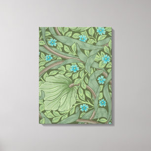 Tapet-Mönster-exempel med GlömMe-Nots Canvastryck