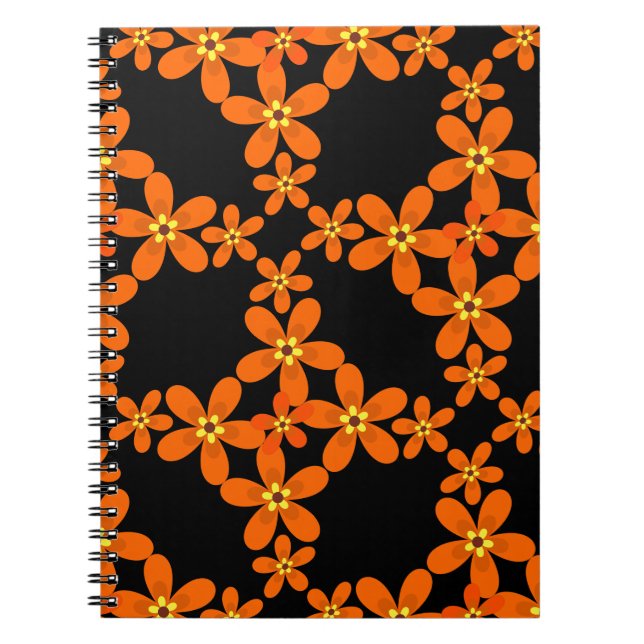 tapet-orange 1970 anteckningsbok (Framsidan)