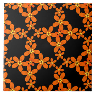 tapet-orange 1970 kakelplatta