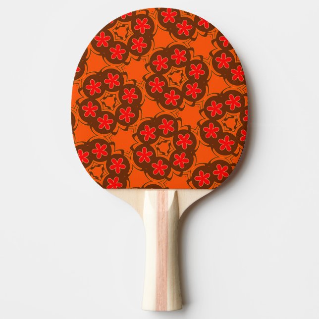 tapet-orange 1970 pingisracket (Framsidan)
