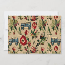 Tapet Vintage Retro 1940-talet