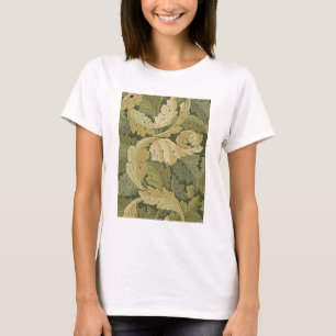 Tapetdesignen med acanthusen/skogsmark färgar, 1 t shirt