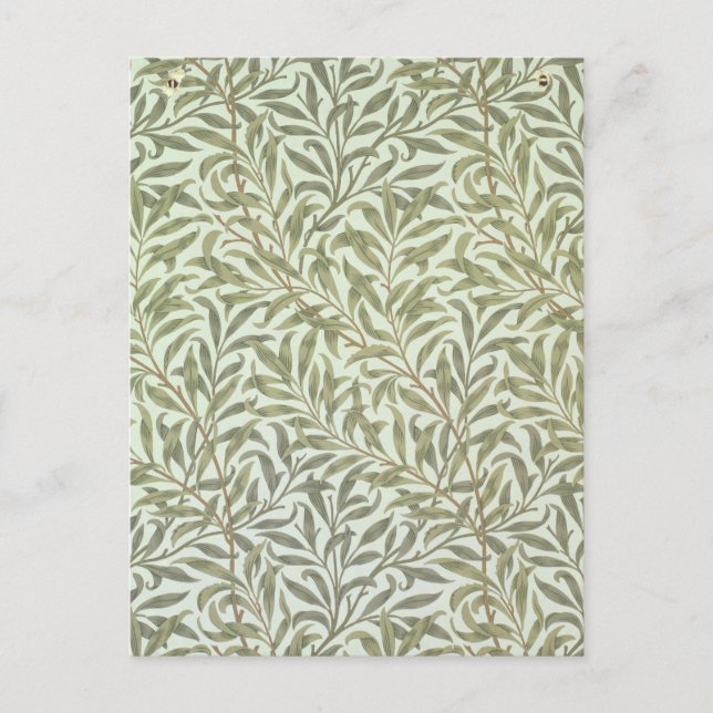 Tapetdesignen 'Willow Bough', 1887 Vykort (Framsida)