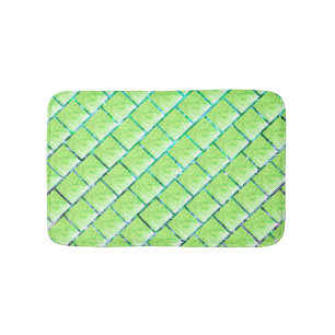 Tapete verde, efeito tijolo ou "placas cerâmica" badrumsmatta