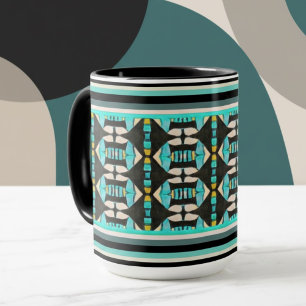 Tapeutisk turkos mugg