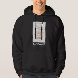 Tapeworm din knapp hemma hoodie
