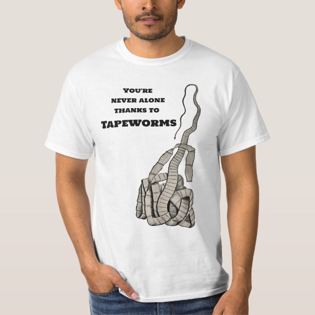 Tapeworm och du t shirt (Framsida)