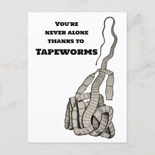 Tapeworm och du vykort