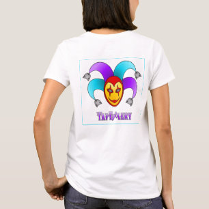 TapFoolery T-shirt - lila på vit låda