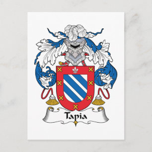 Tapia Family Crest Vykort