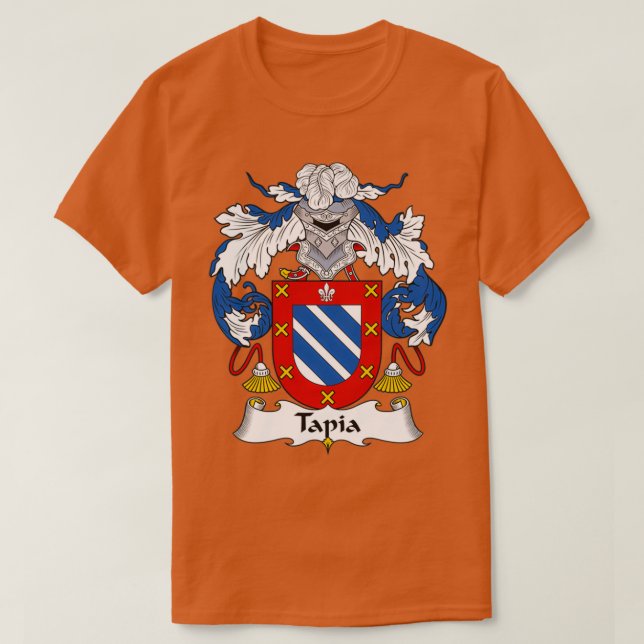 Tapia Jackar Arm Family Crest T Shirt (Design framsida)