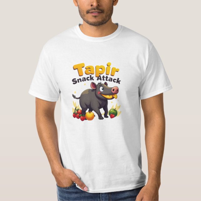 Tapir Älskare Gift Idea T Shirt (Framsida)
