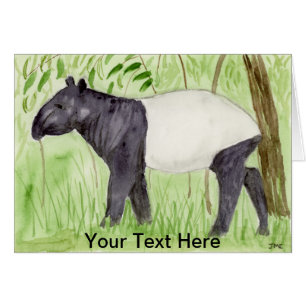 Tapir Hälsningskort