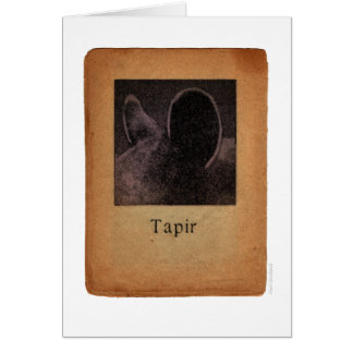 Tapir Hälsningskort