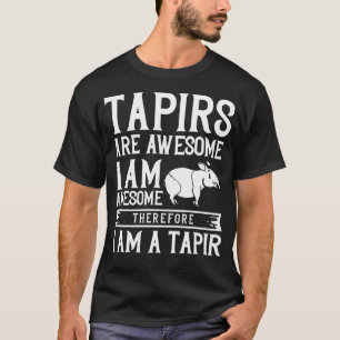Tapir Horse Gift Malayan Baby Tapirus T Shirt