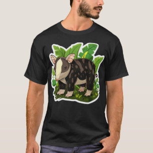 Tapir Illustration Adsible Animal A. T Shirt