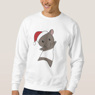 Tapir jul Tapire Winter Animals Lång Ärmad Tröja