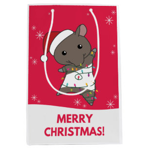 Tapir jul Tapire Winter Animals Medium Gift