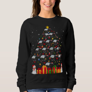 Tapir Julgran Cute Julafton Gift Älskare Ljus A T Shirt