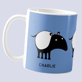 Tapir Personligt Namn Kaffemugg