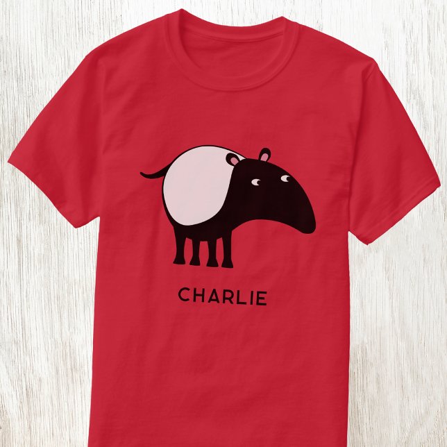 Tapir Personligt Namn T Shirt (Skapare uppladdad)