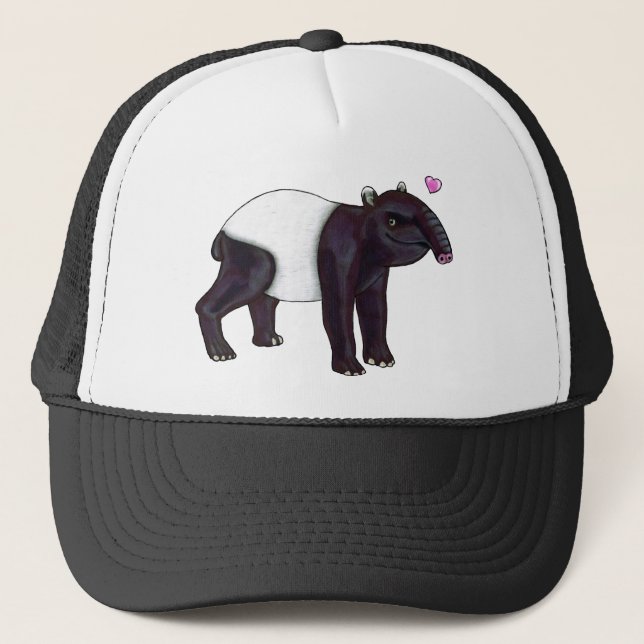 Tapir Wants Hugges Hat Truckerkeps (Framsida)